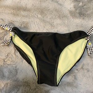Black bathing suit bottoms